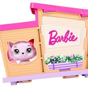 Mattel My first Barbie starter set Pet care pack accessories dog house kitty cat